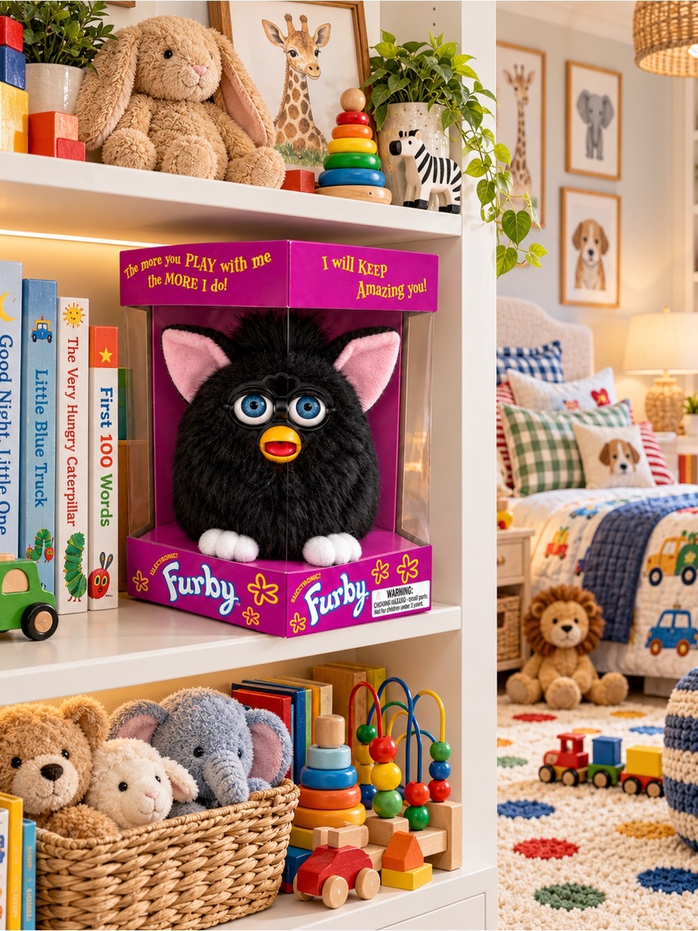 VNTG Furby 1998 Model 70-800 Original Generation 1 Witch’s Cat Black Furby